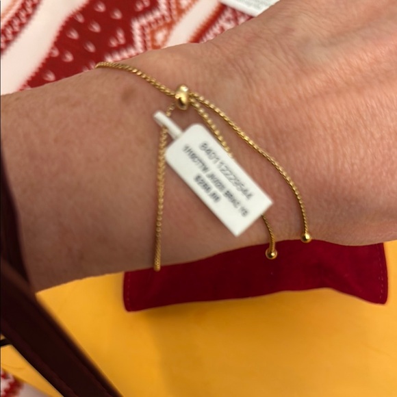 Elegant Gold Tennis Bracelet - Picture 2 of 2